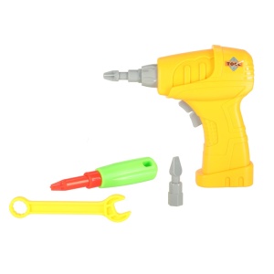 Set jucarii de constructie cu bormasina, 285 piese, Dino