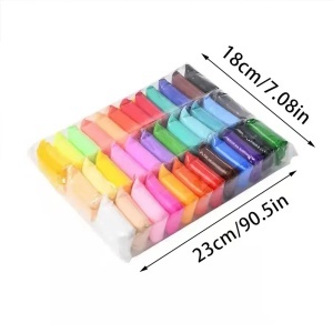 Set plastilina magica antiaderenta, Clay, 36 culori/set, 120 gr, accesorii incluse