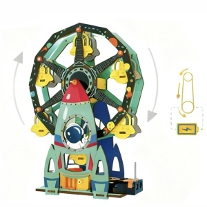 Set STEM educativ 4 in 1 - Kit electricitate