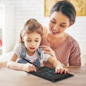 Tableta LCD grafica pentru desenat si scris, Buton stergere, 8.5", Rosu