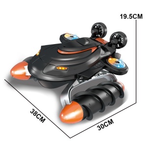 Aerogllisor cu telecomanda Amphibious X-Treme 2.4 GHz – teren, zapada si apa