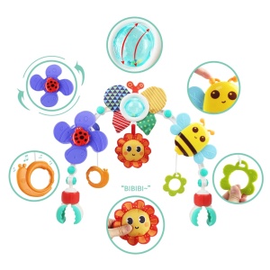 Arcada interactiva muzicala 2 in 1, patut si carucior, Fluturas