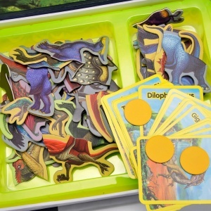 Carte magnetica puzzle pentru copii – Dinozauri