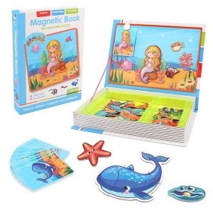 Carte magnetica puzzle pentru copii – Lumea oceanelor