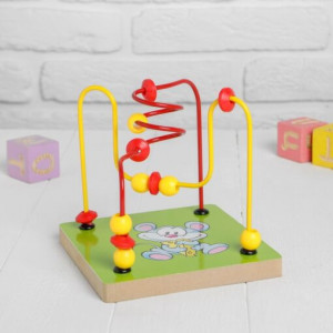 Cub din lemn cu activitati interactive 5 in 1 din Lemn, Copacel