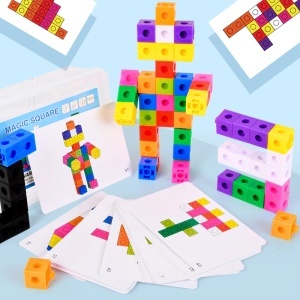 Cuburi de construit cu 60 piese - Magic square