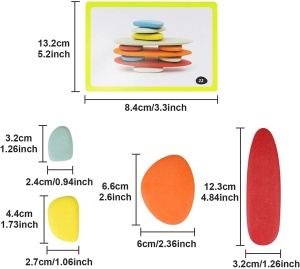Joc creativ de formare imagini cu pietre colorate, 29 piese