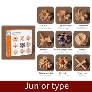 Joc de logica si inteligenta tip puzzle 3D pentru copii si adulti