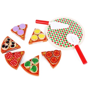 Joc educativ din lemn, feliator pizza - Img 5