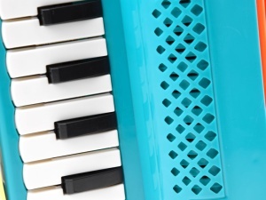 Jucarie muzicala acordeon 8 clape si butoane de control - Img 5