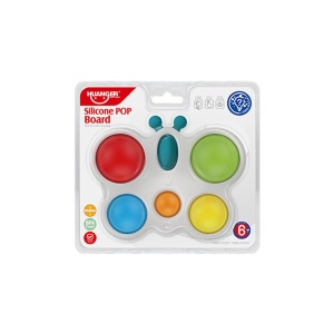 Jucarie Pop-it senzoriala pentru bebelusi, Fluture