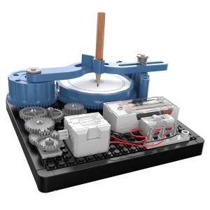 Kit STEM Spirograf electric cu angrenaje si desen automat – 48 modele - Img 5