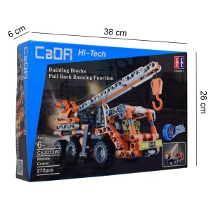 Set de constructie macara functionala, 272 piese