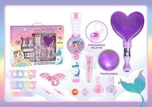 Set de frumusete cu machiaje si accesorii cosmetice - Princess
