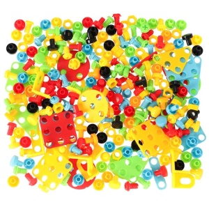Set jucarii de constructie cu bormasina, 285 piese, Dino