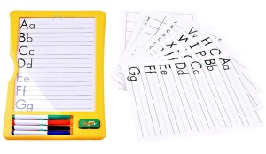 Tabla exersare caligrafie si desenat pentru copii, reutilizabila