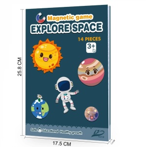 Carte magnetica educativa, Spatiul cosmic