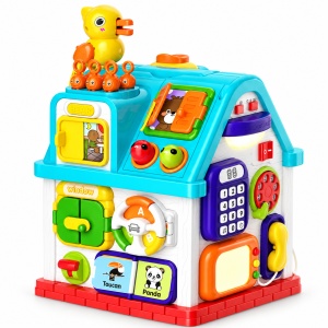 Casuta interactiva Music House – Centru de activitati educative si muzicale cu 20+ functii