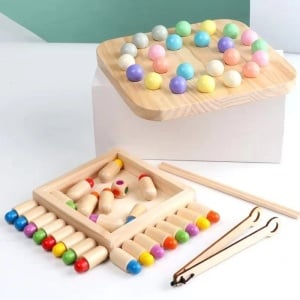 Joc educativ 3 in 1 de memorie, dexteritate si motricitate, Memory