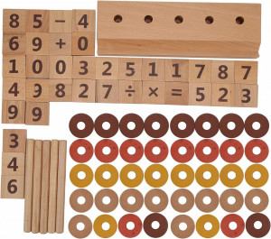 Joc educativ din lemn, Calcule si operatiuni matematice