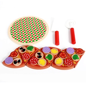 Joc educativ din lemn, feliator pizza - Img 3