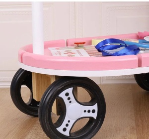 Jucarie din lemn carucior medical cu 30 de accesorii - Img 3