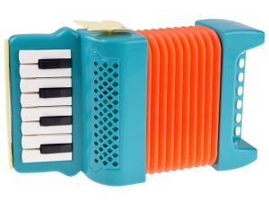 Jucarie muzicala acordeon 8 clape si butoane de control - Img 2