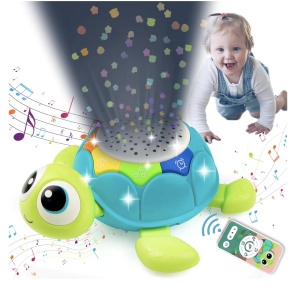 Lampa de veghe 5 in 1 cu proiectii, telecomanda, functie de mers - Broscuta