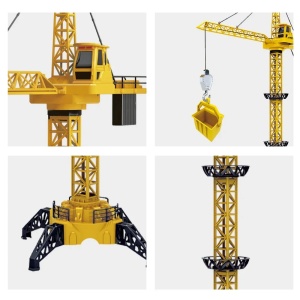 Macara electrica cu telecomanda, 128 cm - Galben