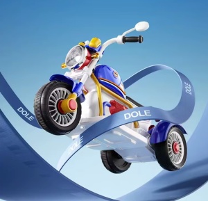 Motocicleta electrica pentru copii cu 3 roti, lumini LED, muzica, Bluetooth si USB, 6V, albastru - Img 8