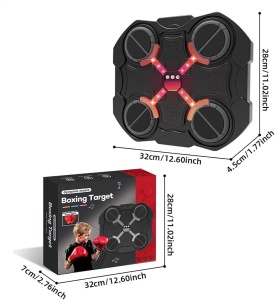 Panou de box inteligent pentru copii, montaj pe perete, cu lumini LED si sunete