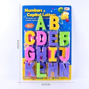Set 26 litere magnetice mari din plastic, 8 cm