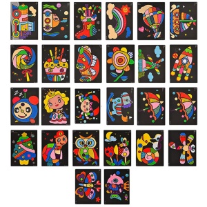 Set 26 planse pictura cu nisip colorat, accesorii incluse