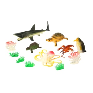 Set 6 animale marine, figurine mari, 16 cm