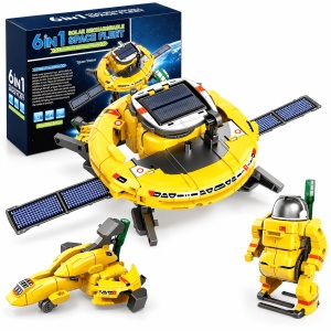 Set de constructie Robot Solar 6 in 1 – Explorarea spatiului, joc educativ STEM