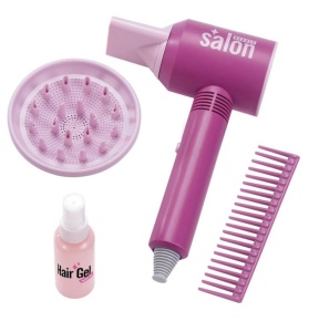 Set de joaca styling cu uscator si placa de par- 13 piese