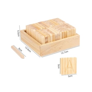 Set montessori cu placute pentru exersare scriere, Alfabet