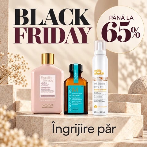 Black Friday HIRIS: produse pentru îngrijirea părului cu reduceri de până la 60%