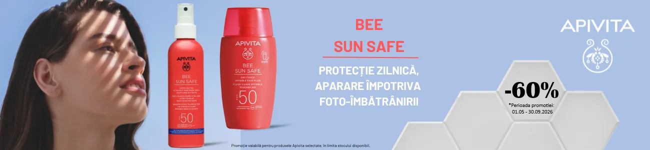 Promoție Apivita Sun, produse solare cu până la 60% reducere pe HIRIS.ro