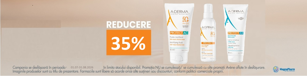 Promoție A-Derma Protect, produse de protecție solară cu 35% reducere pe HIRIS.ro