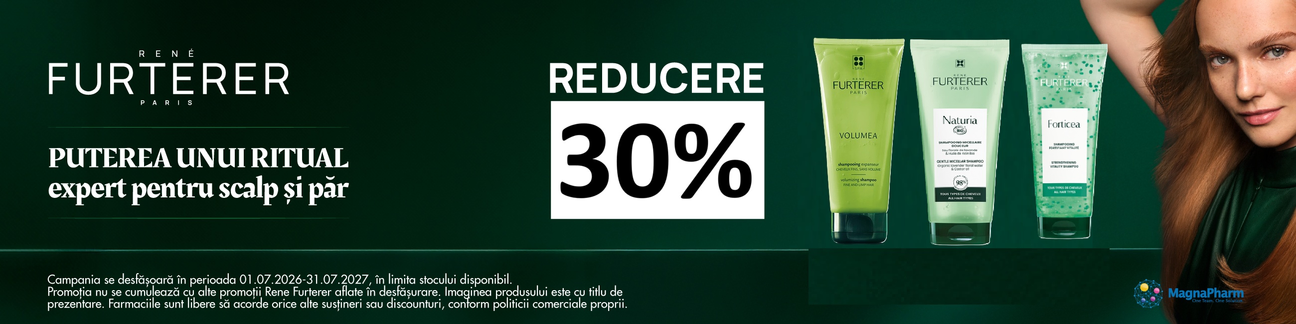 Promoție Rene Furterer, produse pentru îngrijirea părului cu 30% reducere pe HIRIS.ro