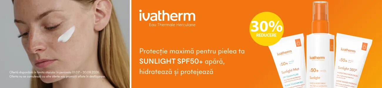 Promoție Ivatherm Sunlight, protecție solară cu până la 30% reducere pe HIRIS.ro