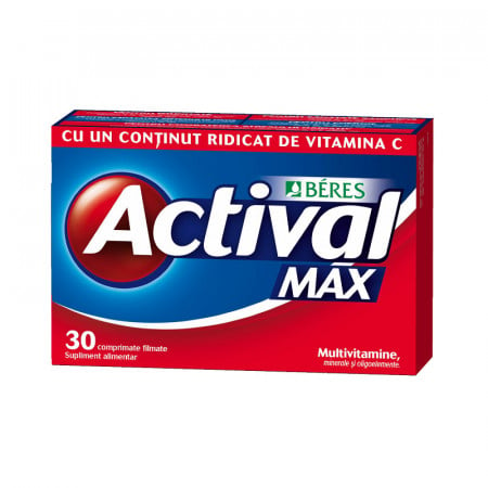 Actival Max, Beres Pharmaceuticals Co, 30 comprimate