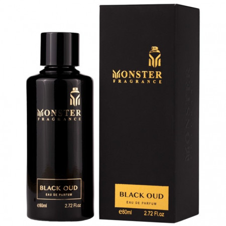 Black Oud Monster Fragrance Paris Corner, Apa de Parfum, Barbati, 80 ml
