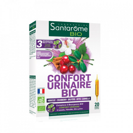 Confort Urinar Bio, 20 fiole buvabile, Santarome Nature
