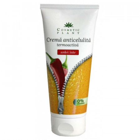 Crema anticelulita cu extract de ardei iute si Cafeisilan C2 Cosmetic Plant