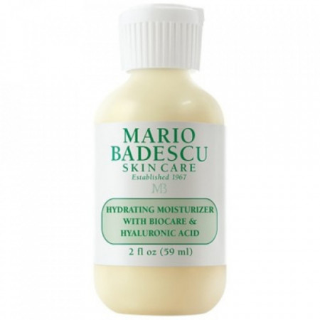 Crema de zi Mario Badescu Hydrating moisturizer with biocare & hyaluronic Acid 59ml