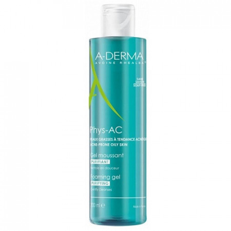 Gel de curatare pentru ten cu tendinta acneica A- Derma Phys-AC