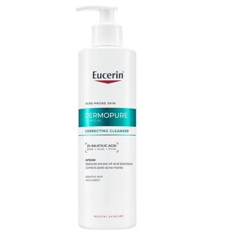 Gel de curatare regenerant cu 2% acid salicilic Dermo Pure, Eucerin, 150 ml