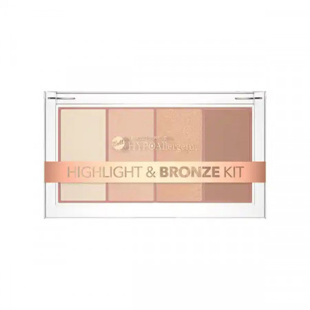 Iluminator Hypoallergenic Highlight & Bronze Kit Eveline Cosmetics, 20 g